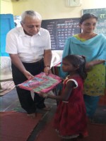 School stationery distribution Takechiwadi